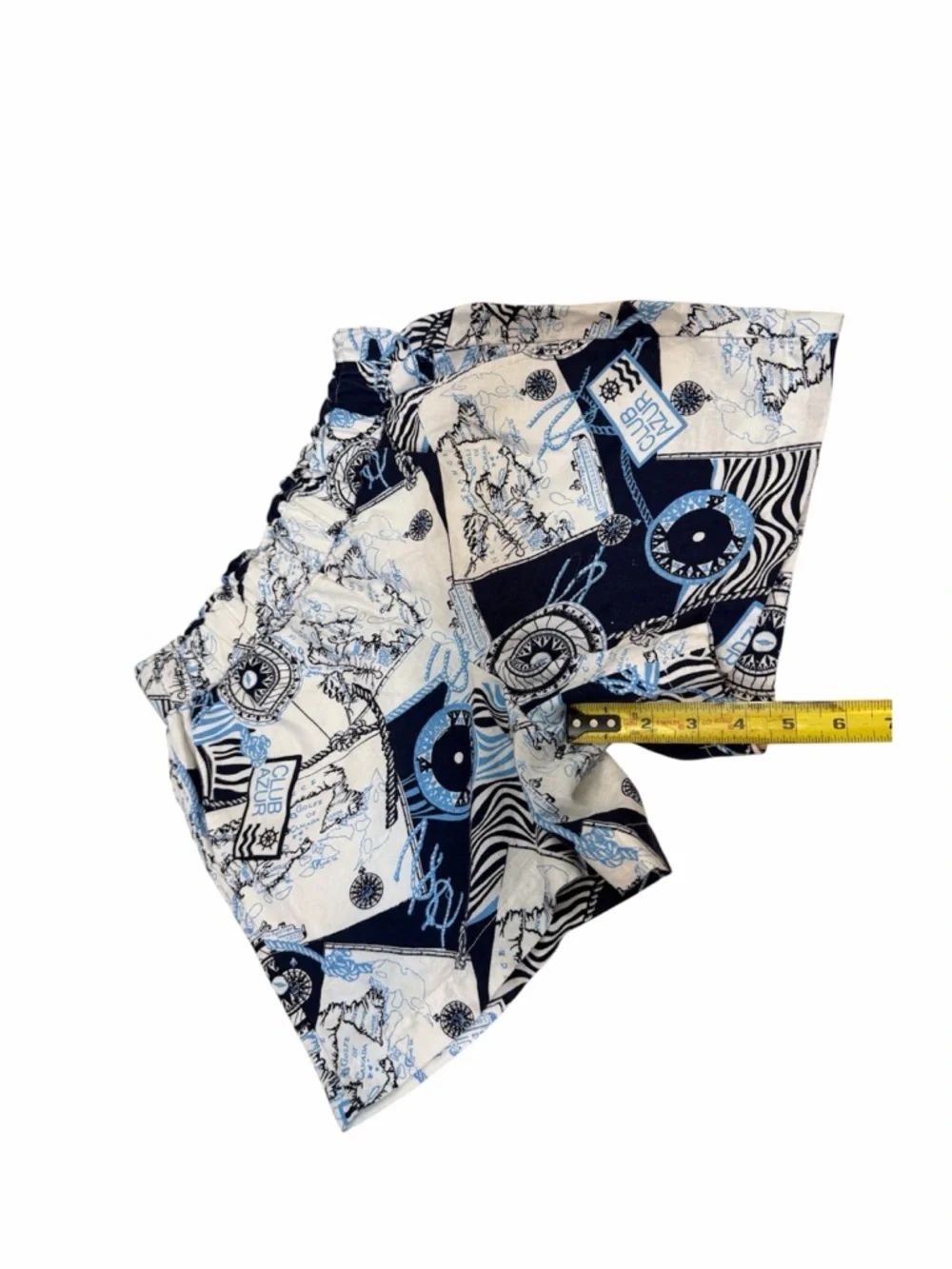 Talbots Washed Linen Pull on Shorts Cote D Azur Sz Xs‎ Nautical Sailor Core